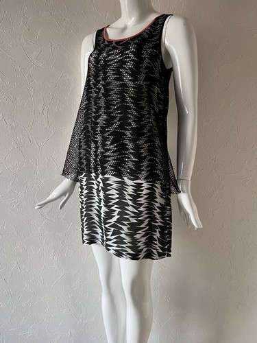 Robe noire blanche cop - et,